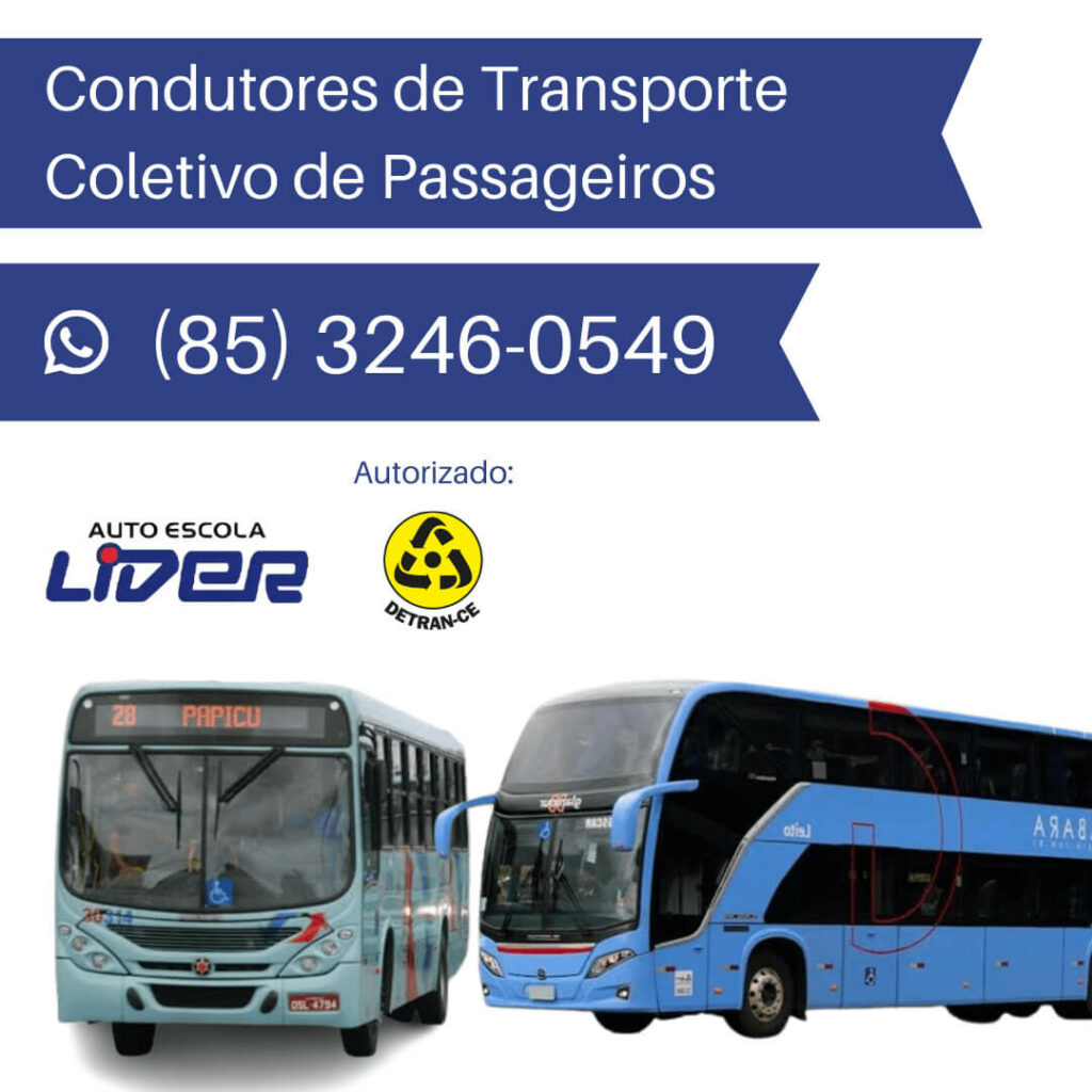 Formação Transporte De Passageiros Autoescola Líder